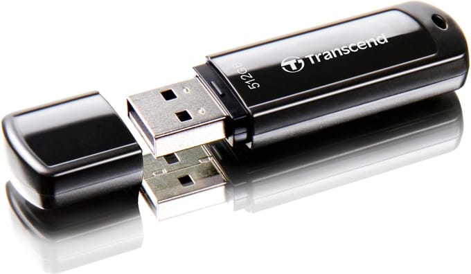 Transcend JetFlash 700/730 – USB-stick – 512 GB – Zwart – USB-A 3.2 Gen 1