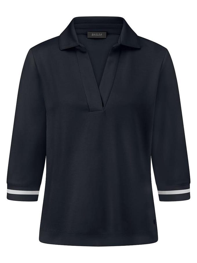 Poloshirt Van BASLER blauw