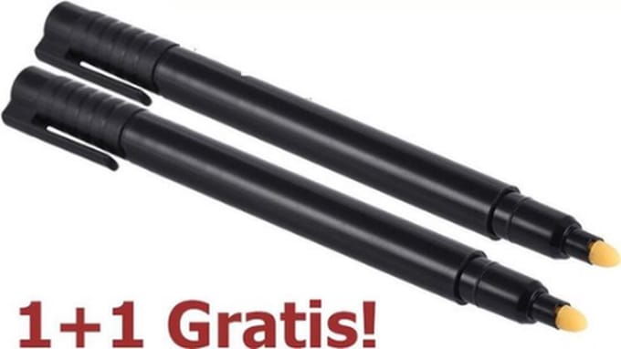 Vals Geld Pen - Nep Geld Detector Stift - Detector Pen - 2 Stuks
