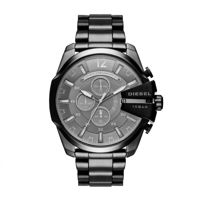 DIESEL Mega Chief XL Chronograph Staal 52 mm | DZ4355