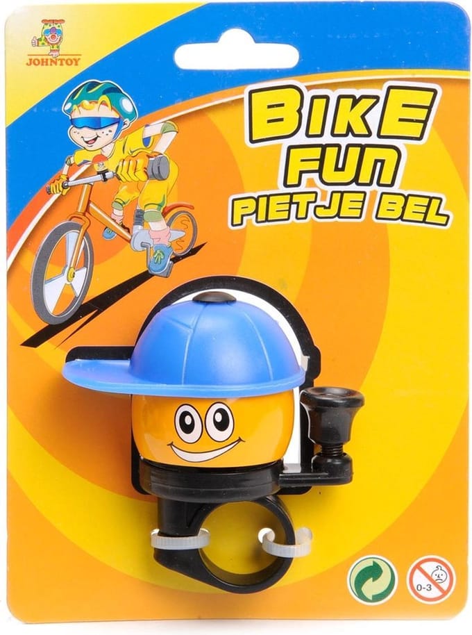 Johntoy Bicycle bell Pietje (Assorted)