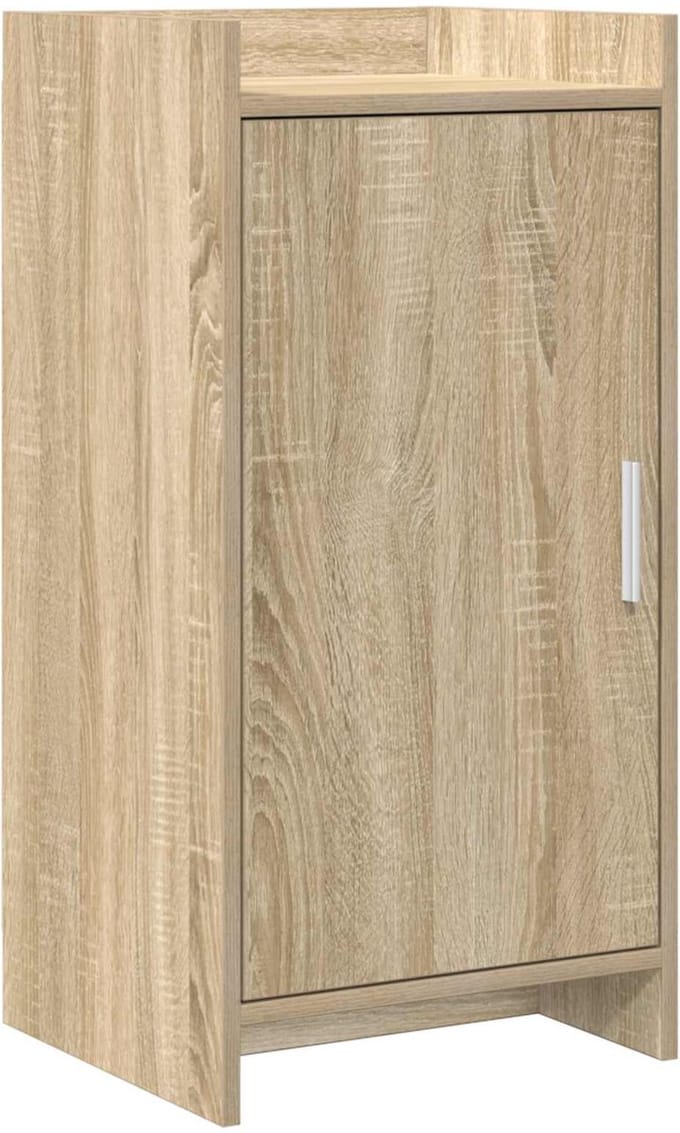 vidaXL - Dressoir - Sonoma - Eiken - 40 - x - 36 - x - 80 - cm - Bewerkt - hout