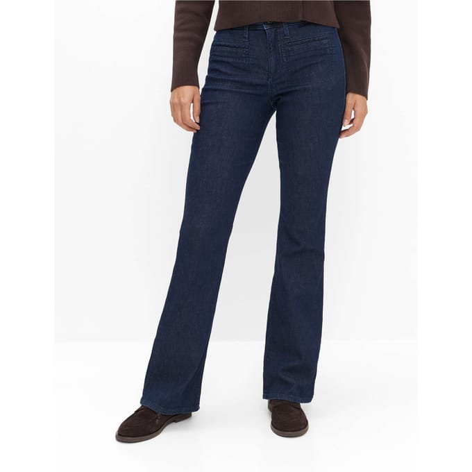Brax Dames Jeans  Style SHAKIRA CLEAN RAW BLUE, denim donkerblauw, maat 40K