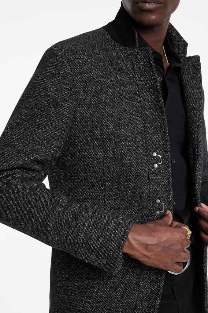 John Varvatos Wallace Hook And Bar Jacket Steel Grey Taglia: 56 | Blazers Outlet | Uomo | Grigio