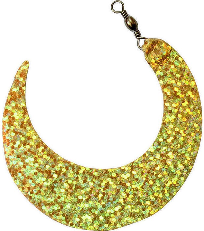 Predox Predox Wiggle Tail Gold Holo – Wiggle Tail met wartel voor kunstaas en streamers L
