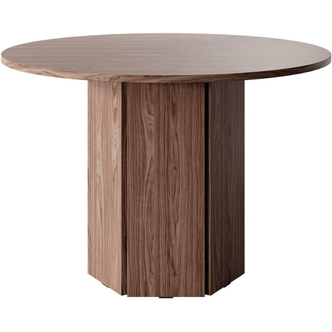 Selsey Hexa - Tafel - 110 cm - Noten