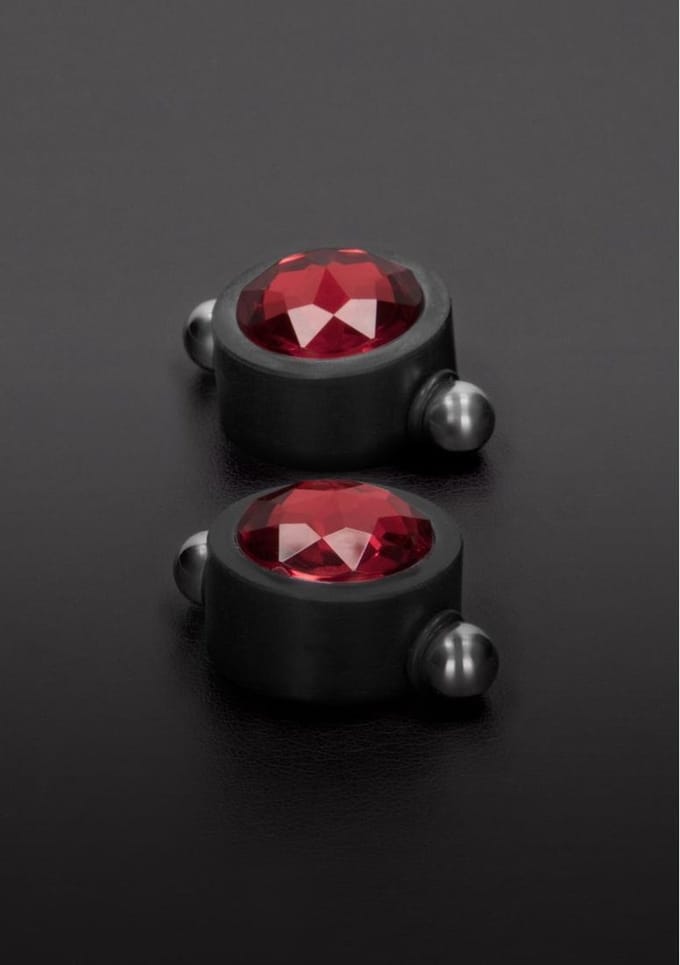 Triune - Nipple Pincher with Swarovski - Red