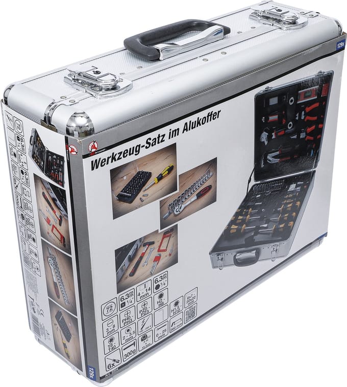 BGS Gereedschapset in aluminium koffer 129 delig