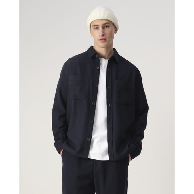 J.C. Rags Overshirt sky captain melange