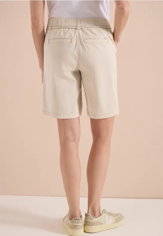 Mid Waist shorts met wijde pijpen in Loose Fit