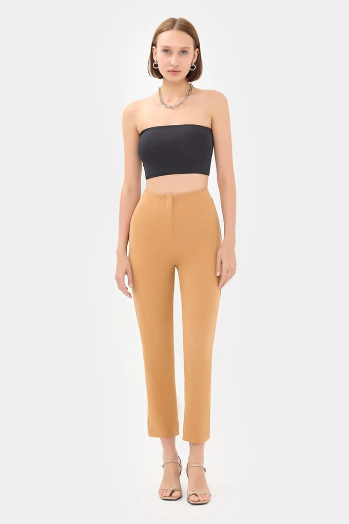 Hoge Taille Wortel Pas Broek