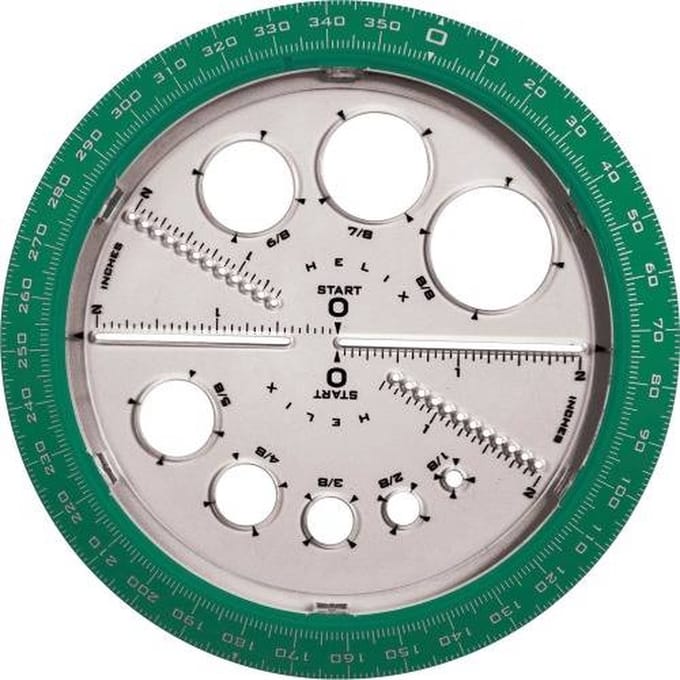 Helix hoek en cirkel maker