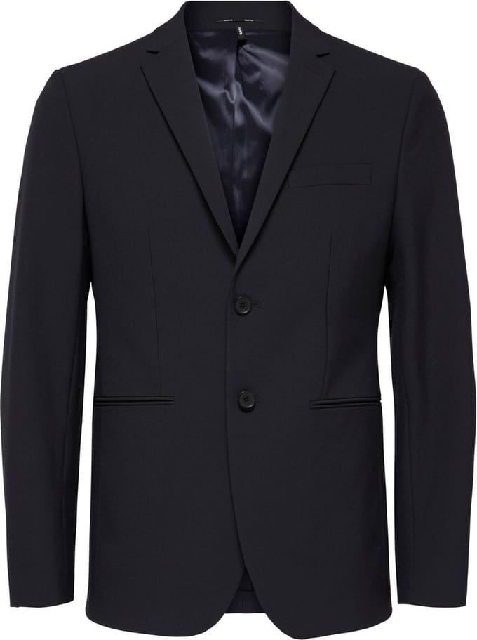 Selected - Heren Blazer Slim Fit Josh Blazer Dark Sapphire - Blauw - Maat 52