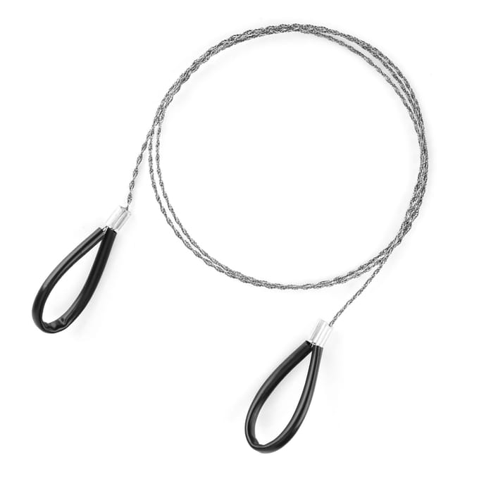 Staal Draadzaag Scroll Buiten Nood Reis Buiten Kamperen Survival Tool white