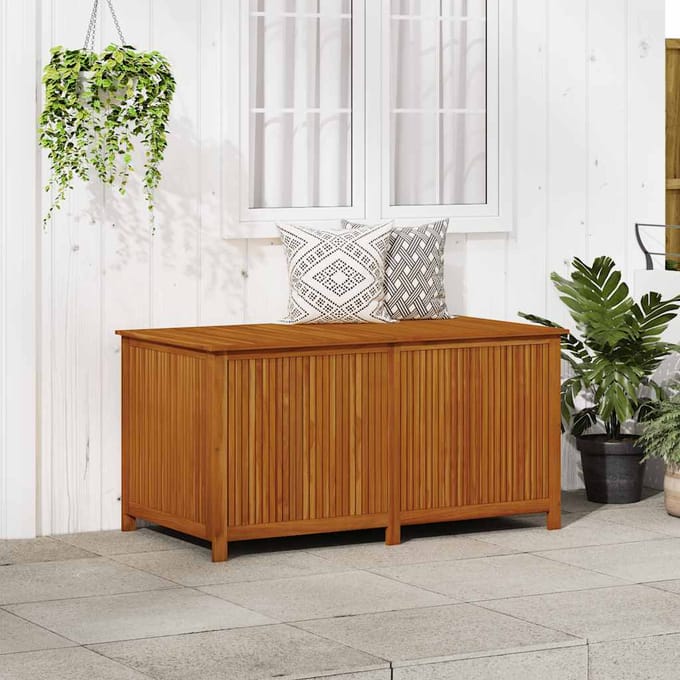 vidaXL - Tuinbox - 150x80x75 - cm - massief - acaciahout