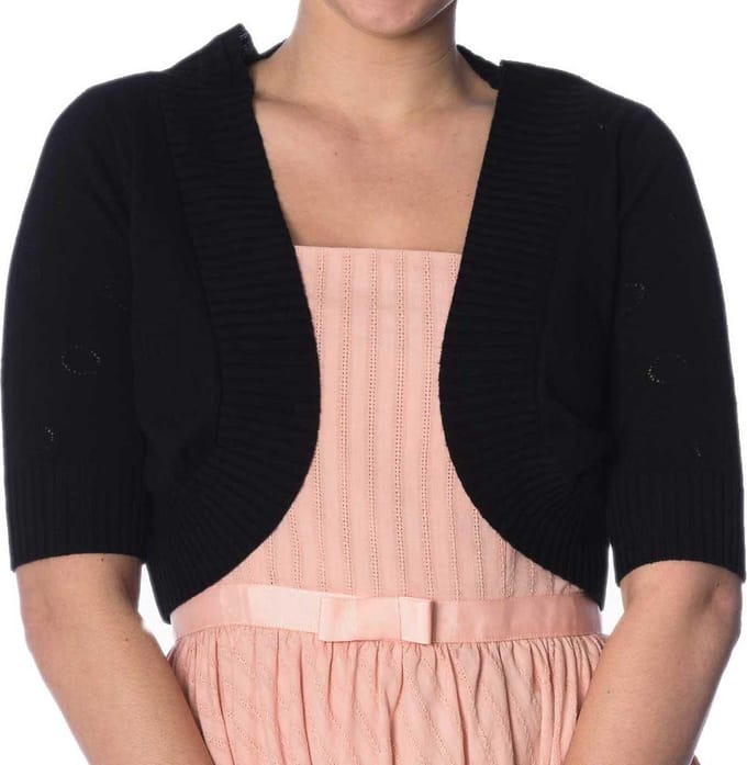 Dancing Days - In a Circle Bolero - 3XL - Zwart