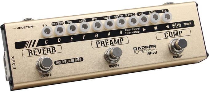 Valeton Dapper Acoustic Mini multi-effect pedaal