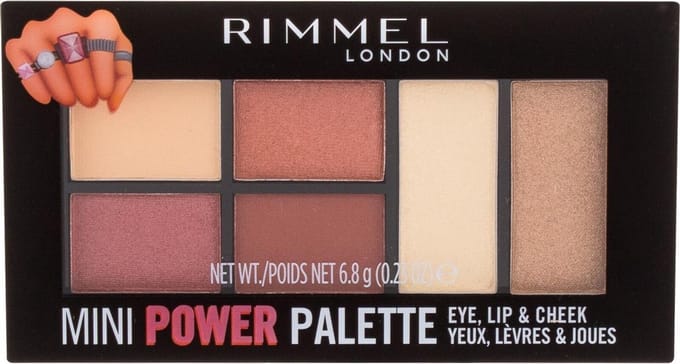 Rimmel - Mini Power Palette Eye, Lip & Cheek 006 Fierce