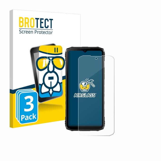 Screenprotector 3 Stuks voor Doogee Blade 10 Pro / 10 Ultra Beschermglas transparant
