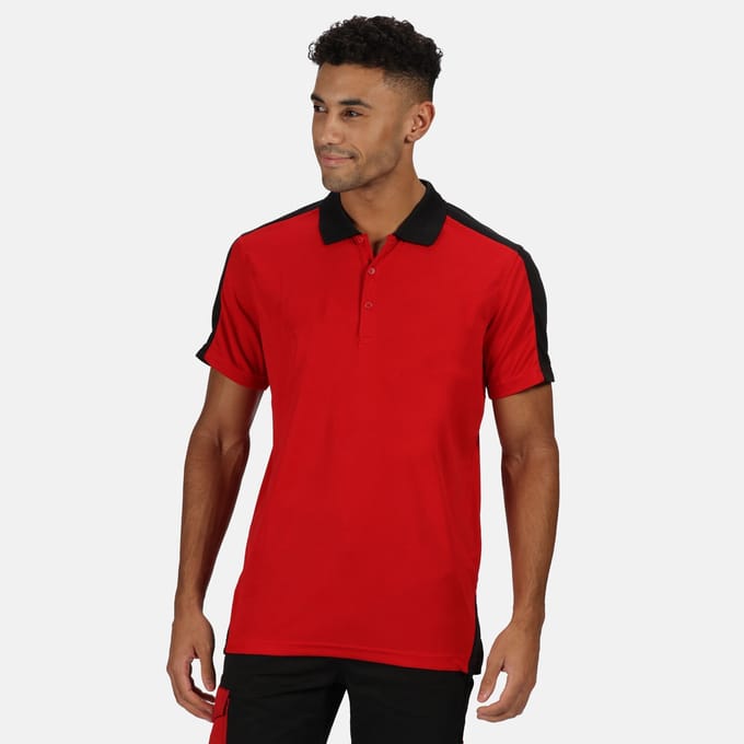 Regatta Herencontrast coolweave polo shirt