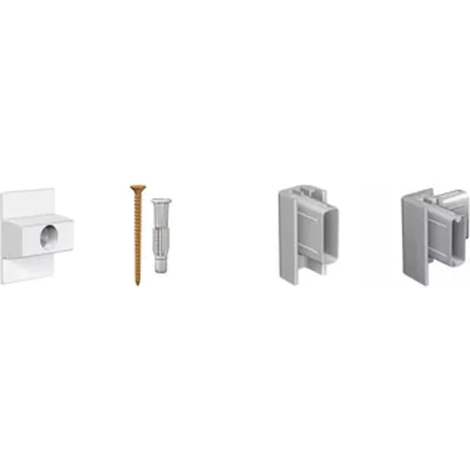 Duraline Ophangset Voor Schilderijrail Phs S/1 - Voor Click Rail - Grijs