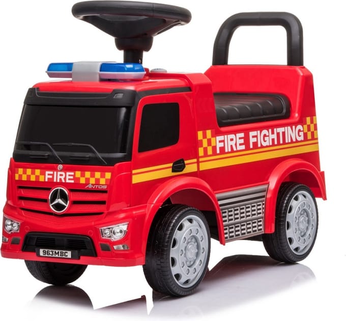 Puck Loopauto - Mercedes Brandweerauto - Rood