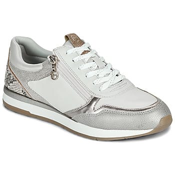 Tamaris sneakers dames wit beige