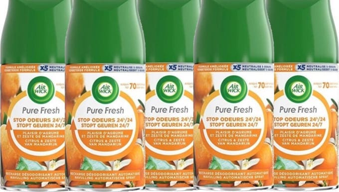 Airwick Pure Freshmatic Refill Citrus & Mandarijn - 5 x 250 ml