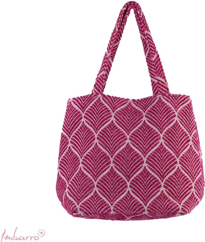 Imbarro - Tas - Shopper - Strandtas - Grace - Magenta - Katoen - 50x50