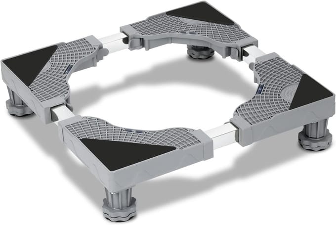 Verstelbaar Onderstel voor Wasmachine en Droger (41-65 cm) - Zwaar Belastbaar Frame