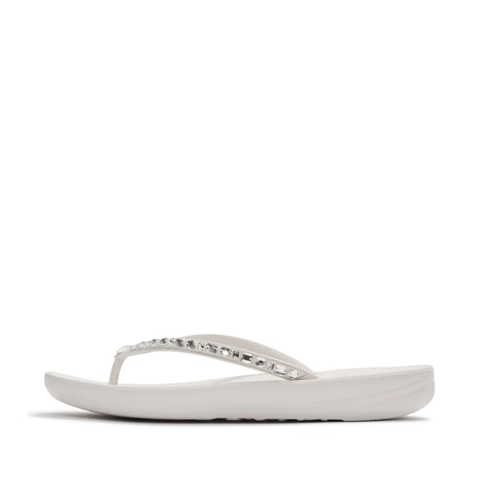FitFlop FitFlop Iqushion Multi-Crystal Ergonomic Flip-Flops WIT - Maat 36