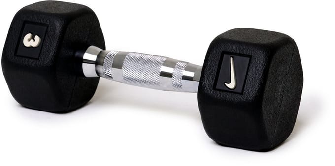 Nike Strength Dumbbell - Paar 20kg - Zeshoekige Halters met Rubberen Coating - 1-40 kg - Antislip Handgreep