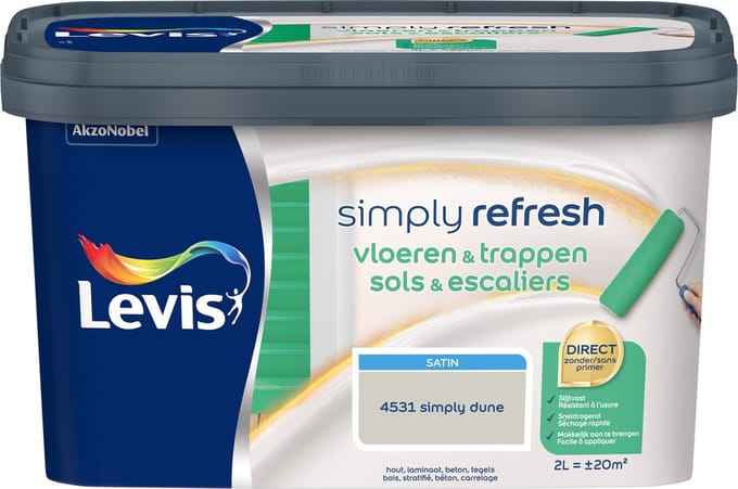 Levis - Simply Refresh Vloeren En Trappen - Simply Dune - 2 L
