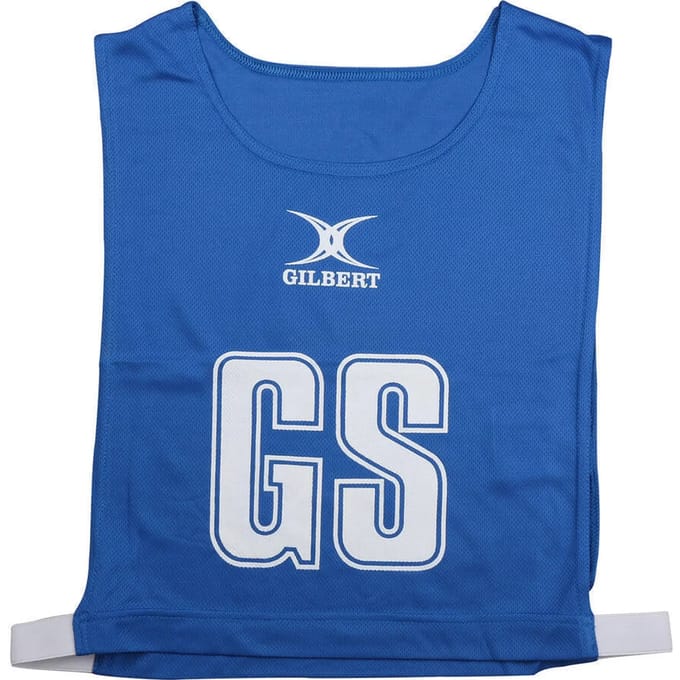 Gilbert Netball Monochrome Netball Bibs - Medium - Navy