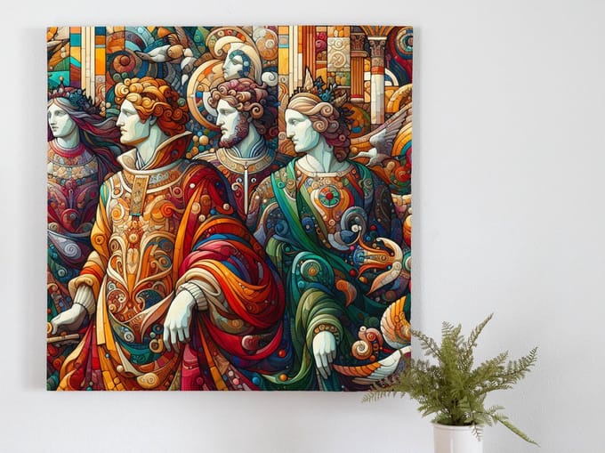 Kunstprint | Wanddecoratie | Dibond | 40 × 40 cm