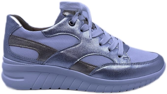 Hartjes Wave Sneakers - Textiel - Dames - Wit - Maat 43