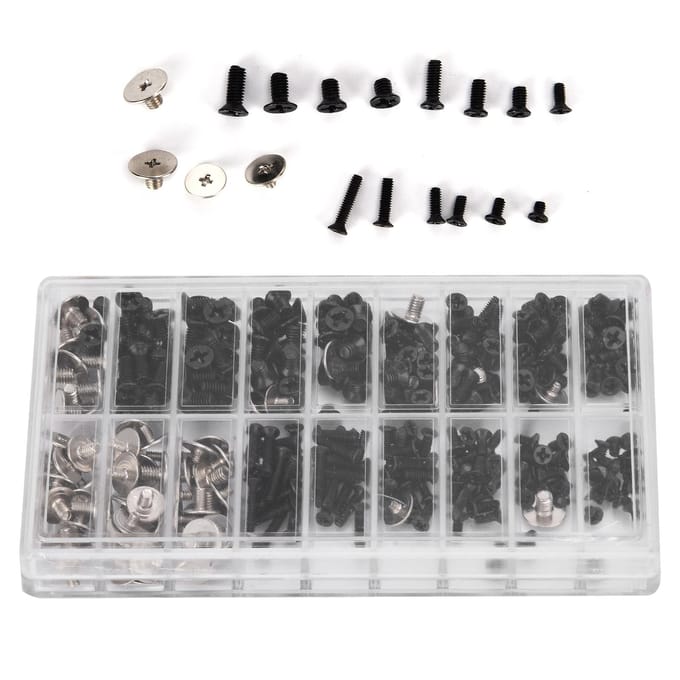 360 Stuks Computer Schroeven Kit Gelegeerd Staal Micro Kruiskop Schroef Assortimentsset M2 M2.5 M3 Bevestigingsmiddelen