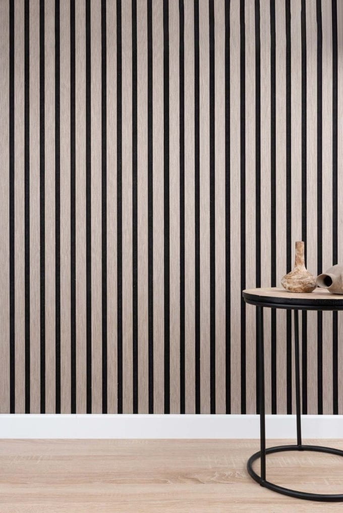 Acoustic Déco XL Eiken Grijs | 104 x 52 cm