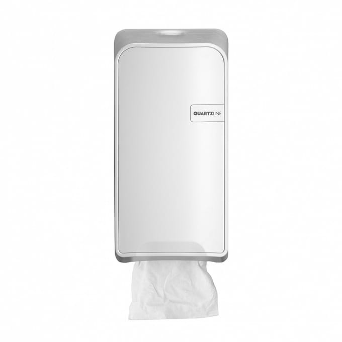 Quartz bulkpack toiletpapier dispenser wit