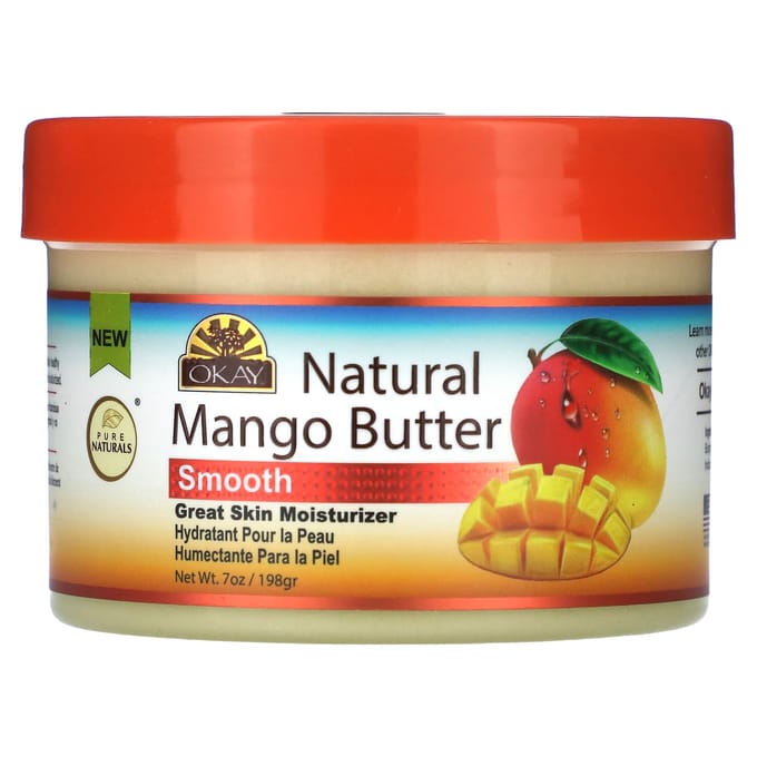 Beurre de Mangue Naturel, Lisse, 198G(7 oz) beige