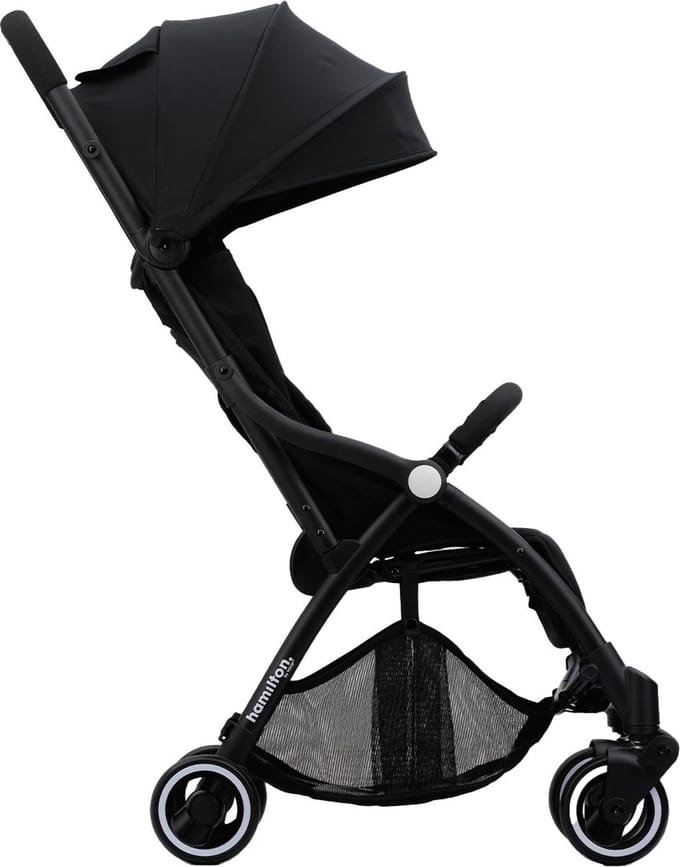 Hamilton by Yoop S1 Plus Buggy - MagicFold - Tot 22 kg - Compacte Wandelwagen - Inklapbare Plooibuggy - Reisbuggy - Zwart