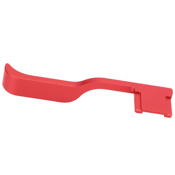 Aluminiumlegering Flitsschoen Vinger Duim omhoog Grip Houder voor Sony A7S3 Camera AccessoireRood rood