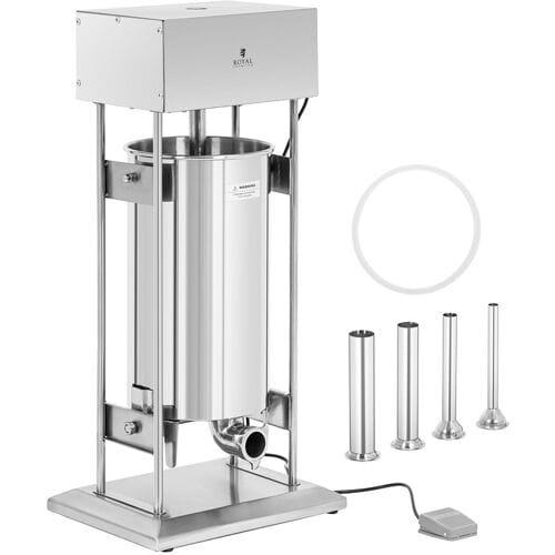 Worstvuller - 25 L - elektrisch - incl. 4 vulbuizen - Royal Catering RCSS-025E