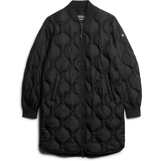 Superdry STUDIOS LONG LINER JACKET Dames Jas - Maat M