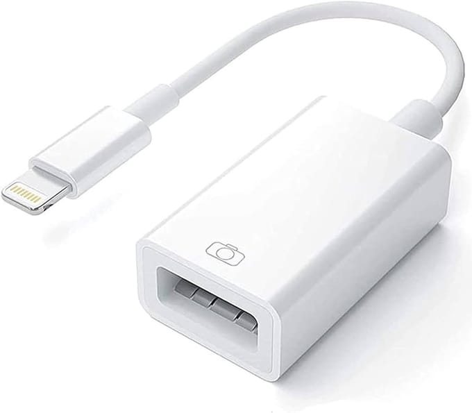Lightning naar USB 3.0 Camera Adapter - Apple Foto's Overzetten – Wit