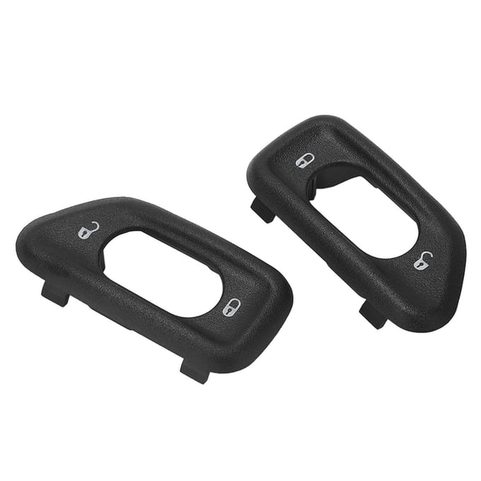2 PIÈCES Cache Interrupteur de Verrouillage de Porte 68185910AA Côté Gauche Droit Remplacement pour Wrangler 2011 à 2017 black