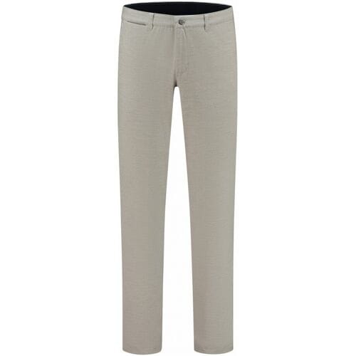 Com4 Broek Modern Chino Wool Look Beige / male