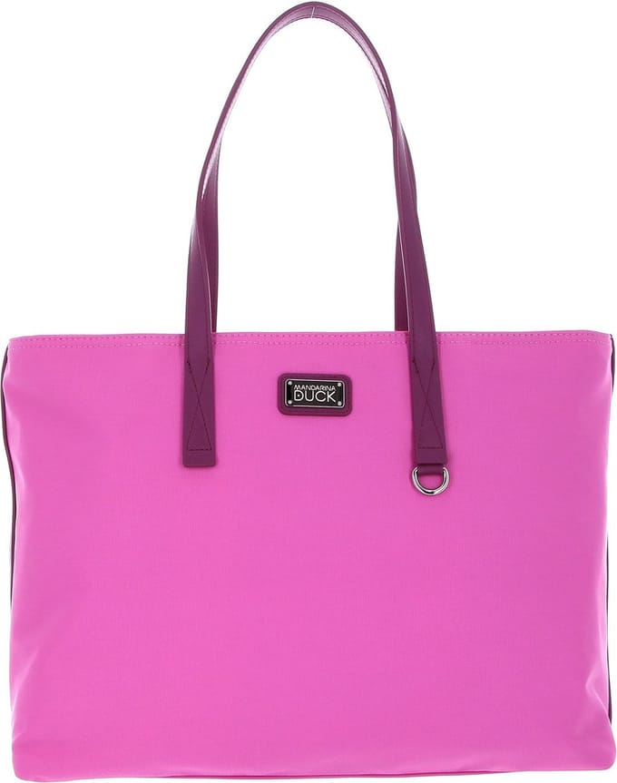 MANDARINA DUCK Schoudertas met laptopvak Style Shopper Pink Bubble Roze