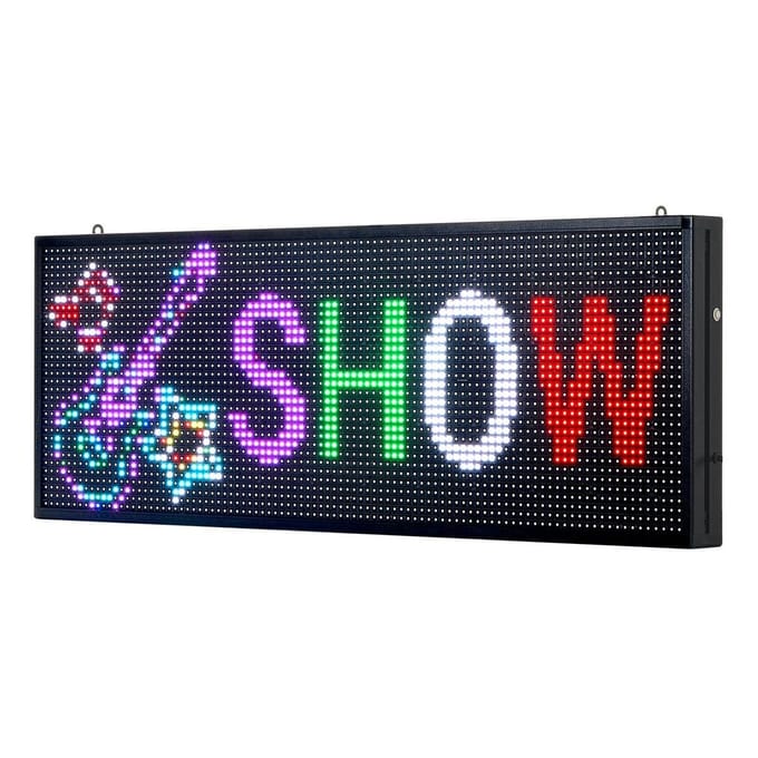 40x14 inch Programmeerbaar LED-bord Scrolling Displaybord P10 Full-color