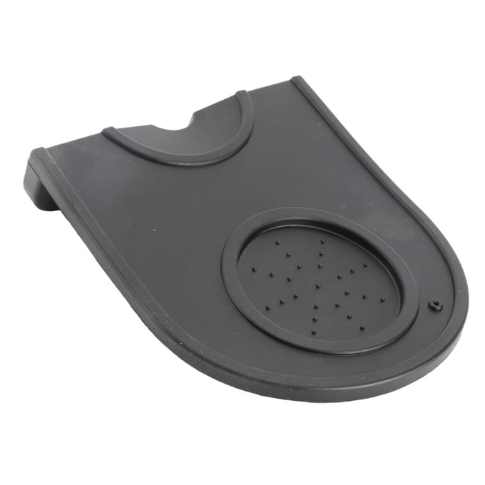 Mini support de tampon à café en silicone épais, tapis d'angle de tassement pour la cuisine black